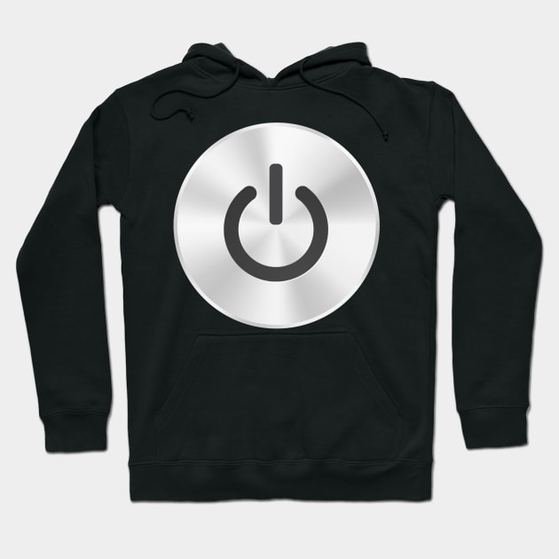 Power Button Hoodie by Bethany-Bailey